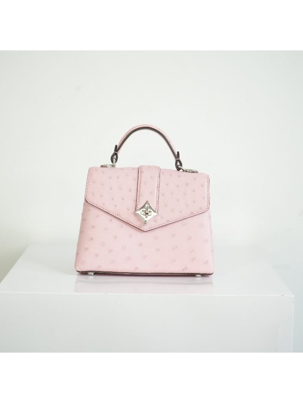 Louis Vuitton Mini Ostrich Rose De Vents ostrich skin